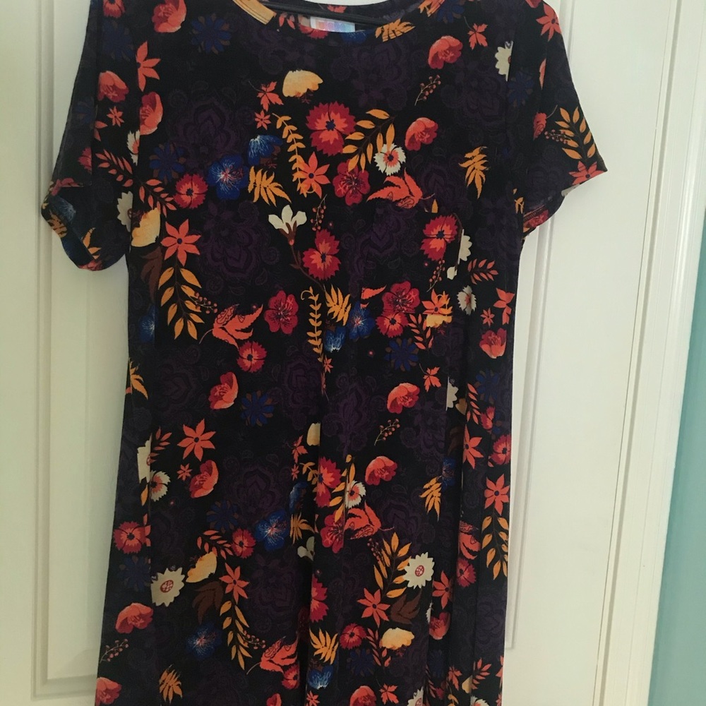 Flower pattern Lularoe Carly